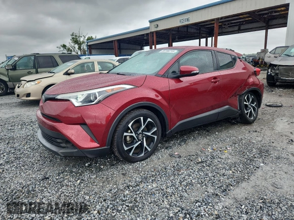 2018 Toyota C-HR XLE z VIN NMTKHMBX4JR007548, wystawiony jako Copart lot #59795215 z przebiegiem 91 407 mil mil oraz Szkoda całkowita • Salvage title. Historia ofert i sprzedaży dostępna na DreamBid. Obrazek 1.