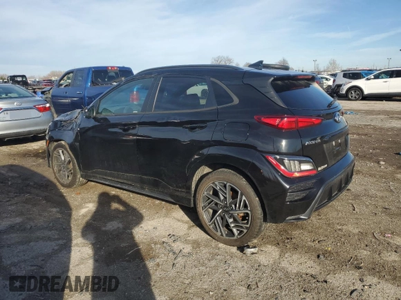 2022 Hyundai Kona N Line with VIN KM8K3CA31NU826992, listed as a Copart auction lot 84766394 with 30,318 mi miles and Salvage Title. Bid and sale history available at carsss.com. Image 2.