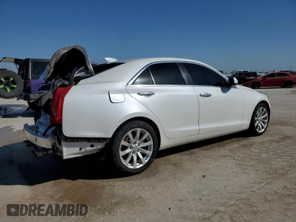 2018 Cadillac ATS RWD z VIN 1G6AA5RX2J0156589, wystawiony jako Copart lot #73422014 z przebiegiem 63 432 mil mil oraz Szkoda całkowita • Salvage title. Historia ofert i sprzedaży dostępna na DreamBid. Obrazek 3.