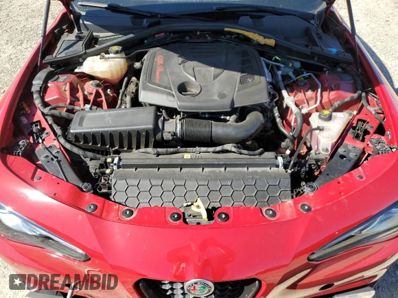 2018 Alfa Romeo Giulia Ti Sport with VIN ZARFAECN2J7596268, listed as a Copart auction lot 73506504 with 69,088 mi miles and Salvage Title. Bid and sale history available at carsss.com. Image 11.