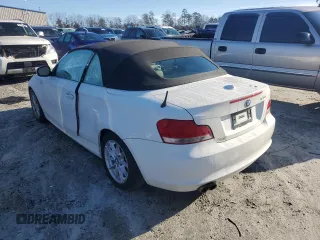 2011 BMW 1 Series 128i with VIN WBAUN1C53BVH82638, listed as a Copart auction lot 85823794 with 137,142 mi miles and Salvage title. Bid and sale history available at DreamBid. Image 2.