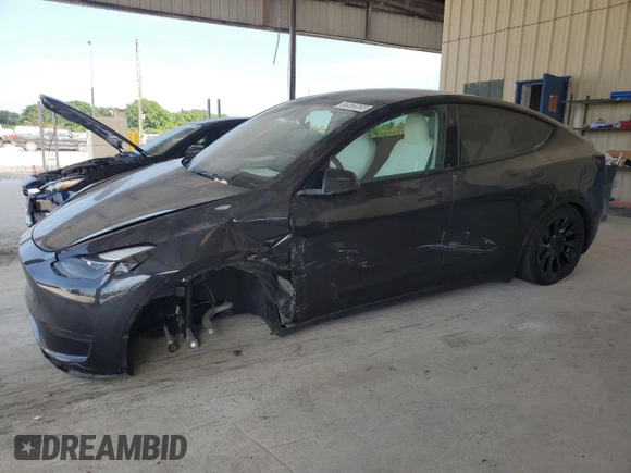 2024 Tesla Model Y с VIN 7SAYGDED3RF044335, выставлен на аукционе Copart как лот 58263265 с пробегом Не указан миль и Списание • Salvage title. История ставок и продаж доступна на DreamBid. Изображение 1.
