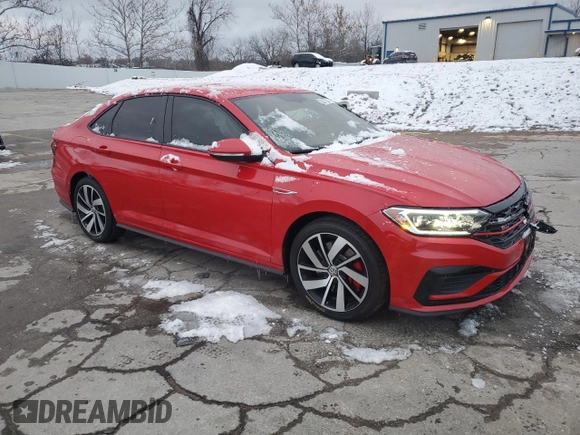 2020 Volkswagen Jetta GLI S z VIN 3VW6T7BU6LM053214, wystawiony jako Copart lot #82872044 z przebiegiem 82 445 mil mil oraz Szkoda całkowita • Salvage title. Historia ofert i sprzedaży dostępna na DreamBid. Obrazek 4.