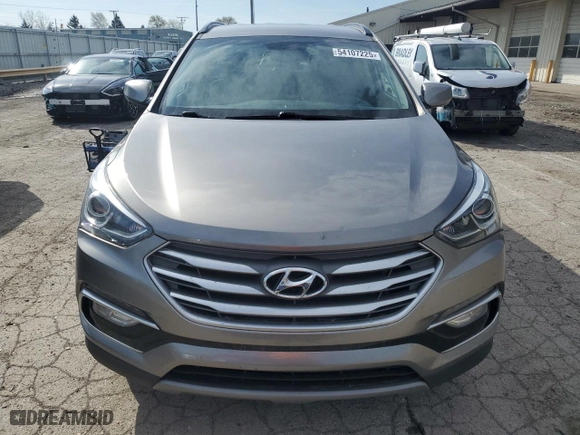 2017 Hyundai Santa Fe Sport 2.4L with VIN 5NMZU3LB6HH027015, listed as a Copart auction lot 54107225 with 145,640 mi miles and Clean Title. Bid and sale history available at carsss.com. Image 5.
