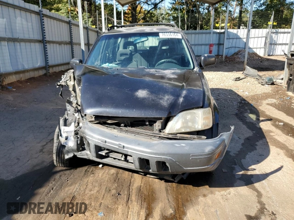 1999 Honda CR-V LX with VIN JHLRD2847XC021888, listed as a Copart auction lot 76556164 with 285,517 mi miles and Salvage Title. Bid and sale history available at carsss.com. Image 5.