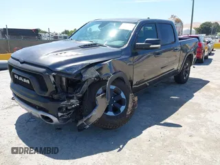 2020 Ram 1500 Rebel with VIN 1C6SRFLT8LN164196, listed as a IAAI auction lot 42538059 with 60,520 mi miles and . Bid and sale history available at DreamBid. Image 18.