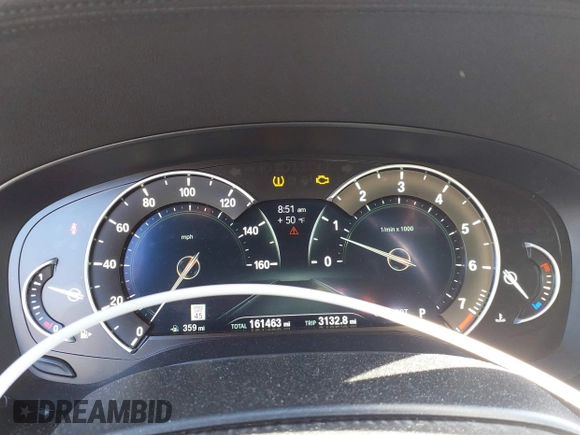 2017 BMW 5 Series 540i with VIN WBAJE5C36HG915721, listed as a IAAI auction lot 41668219 with 161,463 mi miles and . Bid and sale history available at carsss.com. Image 7.