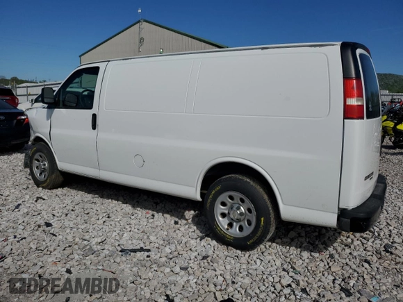 2012 Chevrolet Express Cargo with VIN 1GCSGAFX0C1189889, listed as a Copart auction lot 53987705 with 216,699 mi miles and Salvage title. Bid and sale history available at DreamBid. Image 2.