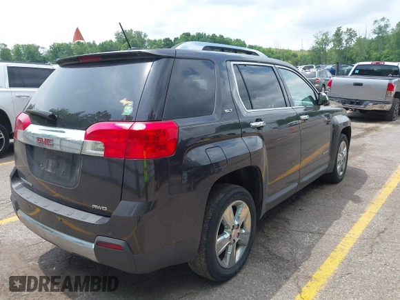 2015 GMC Terrain SLT with VIN 2GKFLYEK9F6159808, listed as a IAAI auction lot 42538230 with 95,488 mi miles and . Bid and sale history available at DreamBid. Image 4.