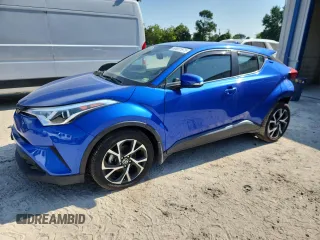 2018 Toyota C-HR XLE z VIN NMTKHMBX6JR026988, wystawiony jako Copart lot #60031975 z przebiegiem 67 842 mil mil oraz Szkoda całkowita • Salvage title. Historia ofert i sprzedaży dostępna na DreamBid. Obrazek 1.