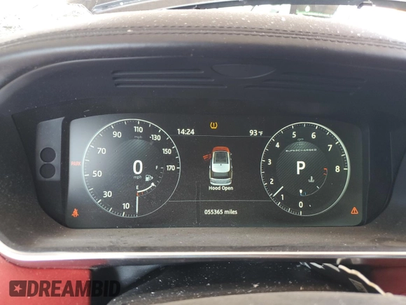 2017 Land Rover Range Rover with VIN SALGW2FEXHA371662, listed as a Copart auction lot 59715995 with 55,365 mi miles and Salvage title. Bid and sale history available at DreamBid. Image 9.
