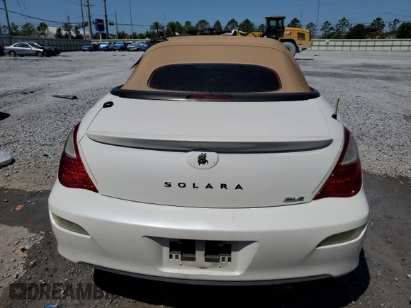 2007 Toyota Solara SE with VIN 4T1FA38P57U109756, listed as a Copart auction lot 52025605 with 203,845 mi miles and Salvage Title. Bid and sale history available at carsss.com. Image 6.