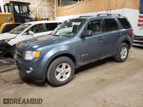 2011 Ford Escape Hybrid with VIN 1FMCU5K36BKB75605, listed as a Copart auction lot 47722395 with 62,661 mi miles and Salvage title. Bid and sale history available at DreamBid. Image 1.
