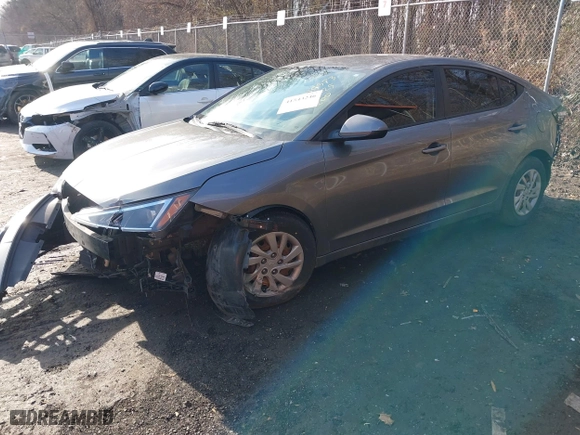 2019 Hyundai Elantra SE with VIN 5NPD74LF6KH456871, listed as a IAAI auction lot 41543246 with 121,696 mi miles. Bid and sale history available at carsss.com. Image 22.