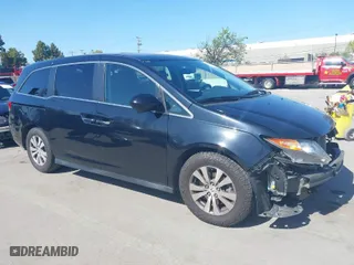 2016 Honda Odyssey EX-L with VIN 5FNRL5H65GB083425, listed as a IAAI auction lot 41975200 with 102,095 mi miles. Bid and sale history available at carsss.com. Image 1.