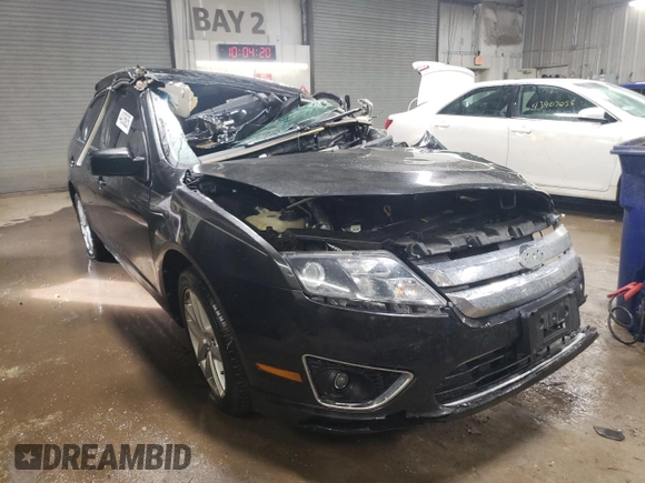 2012 Ford Fusion SEL z VIN 3FAHP0JG8CR366776, wystawiony jako Copart lot #44205625 z przebiegiem Nie podano mil oraz Nie do naprawy • Non repairable. Historia ofert i sprzedaży dostępna na DreamBid. Obrazek 4.