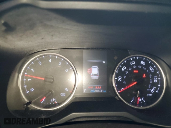 2019 Toyota RAV4 XLE Premium with VIN JTMA1RFV5KD026145, listed as a Copart auction lot 48238125 with 101,443 mi miles and Salvage Title. Bid and sale history available at carsss.com. Image 9.