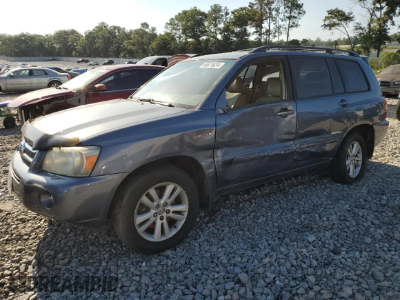 2006 Toyota Highlander Hybrid with VIN JTEEW21A660020765, listed as a Copart auction lot 73088804 with 140,272 mi miles and Salvage Title. Bid and sale history available at carsss.com. Image 1.
