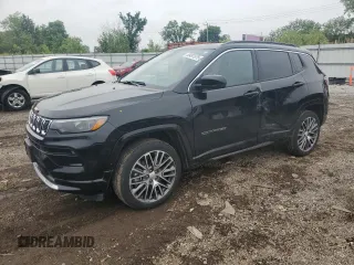 2024 Jeep Compass Limited с VIN 3C4NJDCN7RT590750, выставлен на аукционе Copart как лот 58497675 с пробегом 12 171 миль миль и Списание • Salvage title. История ставок и продаж доступна на DreamBid. Изображение 1.