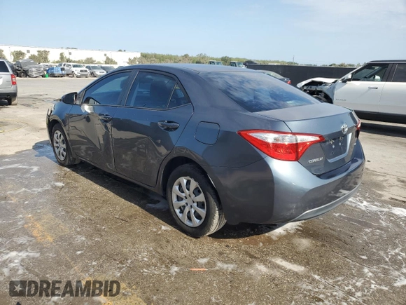 2016 Toyota Corolla L with VIN 2T1BURHE9GC682605, listed as a Copart auction lot 55655185 with 104,713 mi miles and Salvage Title. Bid and sale history available at DreamBid. Image 2.