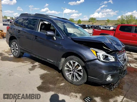 2017 Subaru Outback Limited with VIN 4S4BSEKC4H3234350, listed as a Copart auction lot 55823535 with 55,327 mi miles and Salvage title. Bid and sale history available at DreamBid. Image 15.