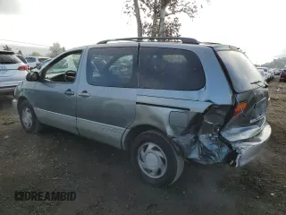 2000 Toyota Sienna LE with VIN 4T3ZF13C4YU209928, listed as a Copart auction lot 78900624 with 191,979 mi miles and Salvage Title. Bid and sale history available at carsss.com. Image 2.