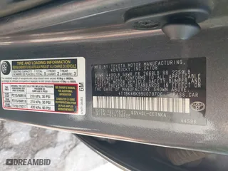 2009 Toyota Camry LE with VIN 4T1BK46K99U079706, listed as a IAAI auction lot 41774449 with 273,513 mi miles. Bid and sale history available at carsss.com. Image 9.
