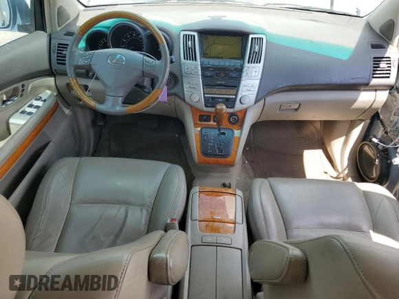 2008 Lexus RX 350 with VIN 2T2GK31U08C055489, listed as a Copart auction lot 55940315 with 239,013 mi miles and Salvage Title. Bid and sale history available at DreamBid. Image 8.