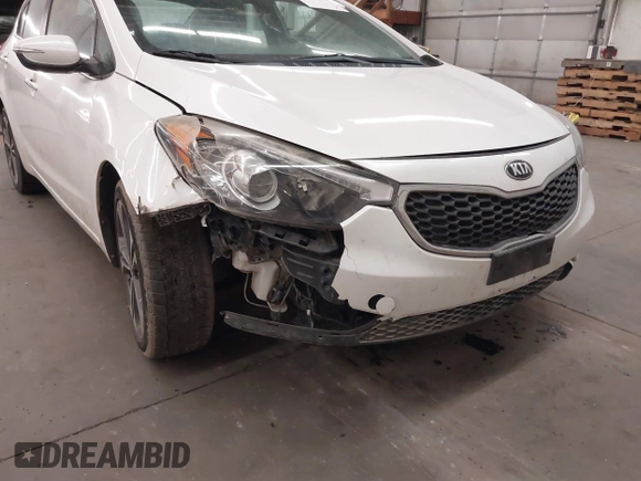 2014 Kia Forte EX with VIN KNAFX4A80E5205536, listed as a IAAI auction lot 41882012 with 103,641 mi miles. Bid and sale history available at carsss.com. Image 6.