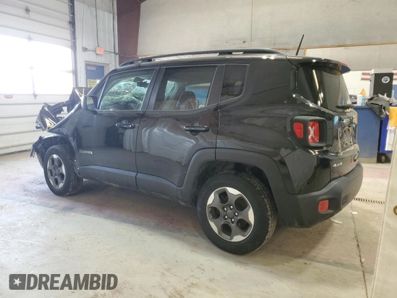 2018 Jeep Renegade Sport with VIN ZACCJBAB5JPG99448, listed as a Copart auction lot 48458525 with 62,331 mi miles and Salvage Title. Bid and sale history available at DreamBid. Image 2.