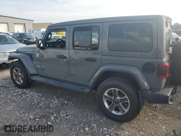 2019 Jeep Wrangler Unlimited Sahara z VIN 1C4HJXEN7KW520659, wystawiony jako Copart lot #65403795 z przebiegiem Nie podano mil oraz Czysty tytuł • Clean title. Historia ofert i sprzedaży dostępna na DreamBid. Obrazek 2.