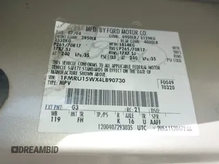2004 Ford Expedition Special Service with VIN 1FMRU15WX4LB90730, listed as a IAAI auction lot 41478361 with 273,240 mi miles. Bid and sale history available at carsss.com. Image 9.