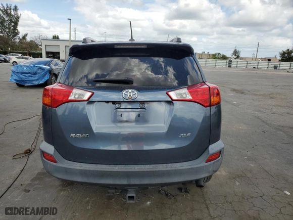 2014 Toyota RAV4 XLE with VIN 2T3WFREV5EW074339, listed as a Copart auction lot 53838435 with 132,836 mi miles and Salvage Title. Bid and sale history available at carsss.com. Image 6.