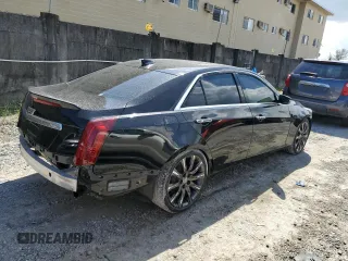 2017 Cadillac CTS Sedan Luxury RWD with VIN 1G6AR5SX9H0208376, listed as a Copart auction lot 70767664 with 76,760 mi miles and Salvage Title. Bid and sale history available at carsss.com. Image 3.