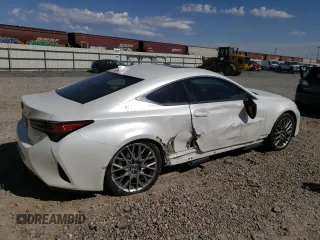 2019 Lexus RC with VIN JTHS85BC9K5004980, listed as a Copart auction lot 53319444 with 58,474 mi miles and Salvage Title. Bid and sale history available at carsss.com. Image 3.