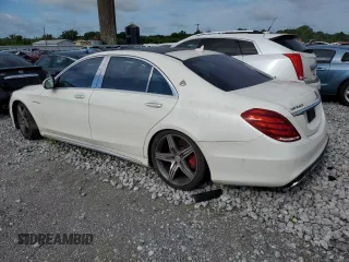 2017 Mercedes-Benz S 63 AMG with VIN WDDUG7JBXHA289339, listed as a Copart auction lot 62113334 with 69,364 mi miles and Clean Title. Bid and sale history available at carsss.com. Image 2.