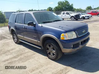 2004 Ford Explorer Eddie Bauer with VIN 1FMZU64K14UC17643, listed as a IAAI auction lot 42167001 with 227,563 mi miles and . Bid and sale history available at DreamBid. Image 1.