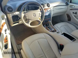 2008 Mercedes-Benz CLK 350 with VIN WDBTK56F78F238886, listed as a Copart auction lot 75334924 with 117,503 mi miles and Salvage Title. Bid and sale history available at DreamBid. Image 8.