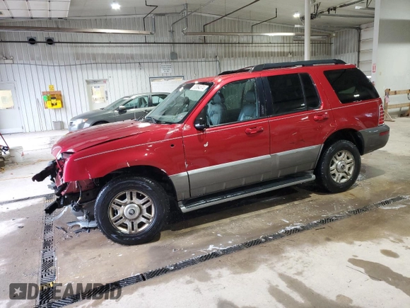 2005 Mercury Mountaineer with VIN 4M2ZU86E45ZJ24301, listed as a Copart auction lot 83384374 with 259,426 mi miles and Salvage title. Bid and sale history available at DreamBid. Image 1.