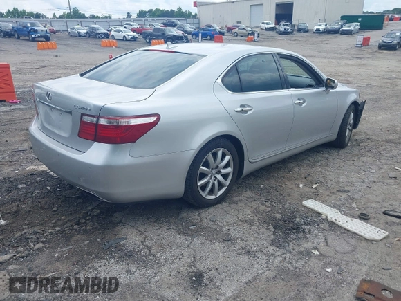 2008 Lexus LS 460 with VIN JTHBL46F785080803, listed as a IAAI auction lot 42484562 with 125,398 mi miles and . Bid and sale history available at DreamBid. Image 4.