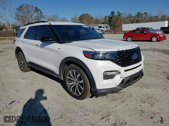 2022 Ford Explorer ST-Line with VIN 1FMSK7KH6NGC39741, listed as a Copart auction lot 85345384 with 54,740 mi miles and Salvage Title. Bid and sale history available at carsss.com. Image 11.