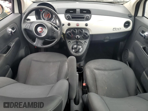 2015 FIAT 500 Pop with VIN 3C3CFFAR5FT696219, listed as a Copart auction lot 54511235 with 73,385 mi miles and Salvage Title. Bid and sale history available at carsss.com. Image 8.