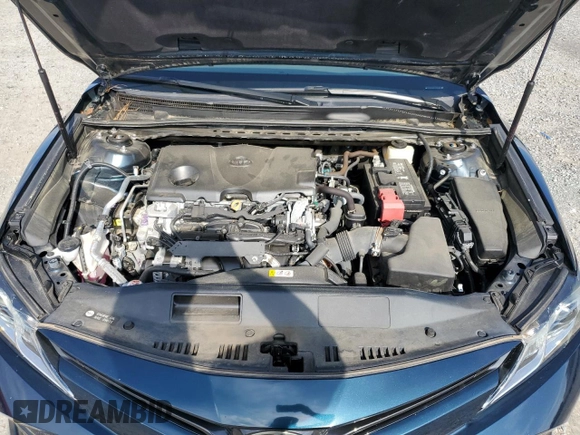 2018 Toyota Camry LE with VIN 4T1B11HK0JU565596, listed as a Copart auction lot 60219235 with 9,809 mi miles and Salvage title. Bid and sale history available at DreamBid. Image 11.