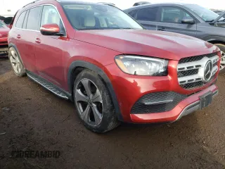 2021 Mercedes-Benz GLS 450 with VIN 4JGFF5KE4MA423240, listed as a Copart auction lot 80464263 with 34,049 mi miles and . Bid and sale history available at DreamBid. Image 4.