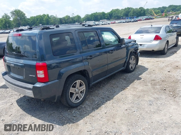 2007 Jeep Patriot Limited with VIN 1J8FT48W37D285614, listed as a IAAI auction lot 42616625 with 113,502 mi miles and . Bid and sale history available at DreamBid. Image 4.