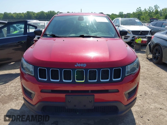 2017 Jeep Compass Sport z VIN 3C4NJDAB4HT642441, wystawiony jako IAAI lot #42564509 z przebiegiem 133 483 mil mil oraz . Historia ofert i sprzedaży dostępna na DreamBid. Obrazek 13.