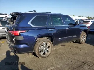 2024 Toyota Sequoia SR5 with VIN 7SVAAABA2RX021973, listed as a Copart auction lot 69408364 with 16,567 mi miles and Salvage Title. Bid and sale history available at carsss.com. Image 3.