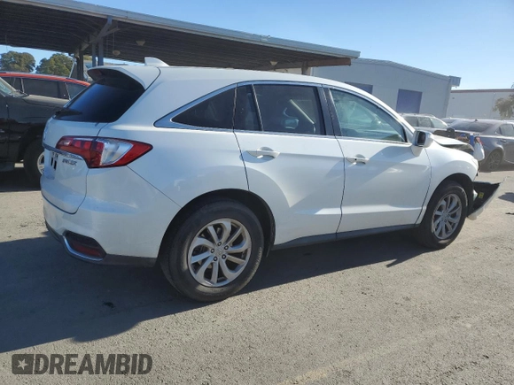 2017 Acura RDX with VIN 5J8TB3H39HL003157, listed as a Copart auction lot 88580555 with 124,511 mi miles and Salvage Title. Bid and sale history available at carsss.com. Image 3.