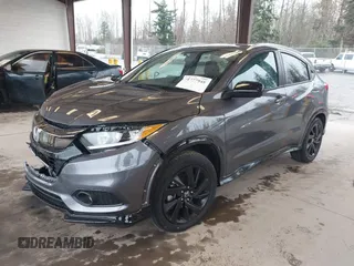 2022 Honda HR-V Sport with VIN 3CZRU6H18NM739546, listed as a IAAI auction lot 41777948 with 25,176 mi miles. Bid and sale history available at carsss.com. Image 2.