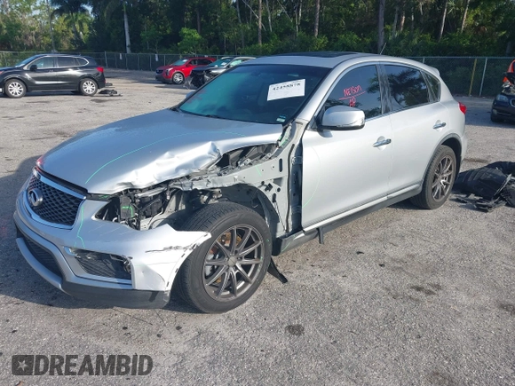 2017 Infiniti QX50 with VIN JN1BJ0RP3HM386619, listed as a IAAI auction lot 42458878 with 78,499 mi miles and . Bid and sale history available at DreamBid. Image 18.